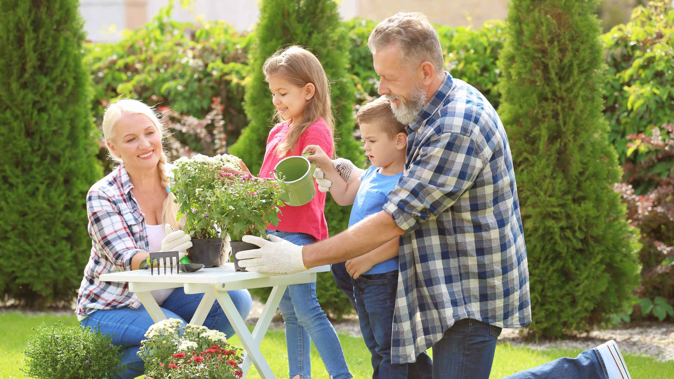 Get Them Involved in Yardwork